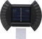 Luxshiny Solar Powered Outdoor Wall Light with 8 Warm LED Lights Waterproof