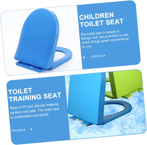 OUNONA Potty Seat for Toilet Easy to Install Toilet Seat Lightweight and Portable Potty for Travel Design for Home Go