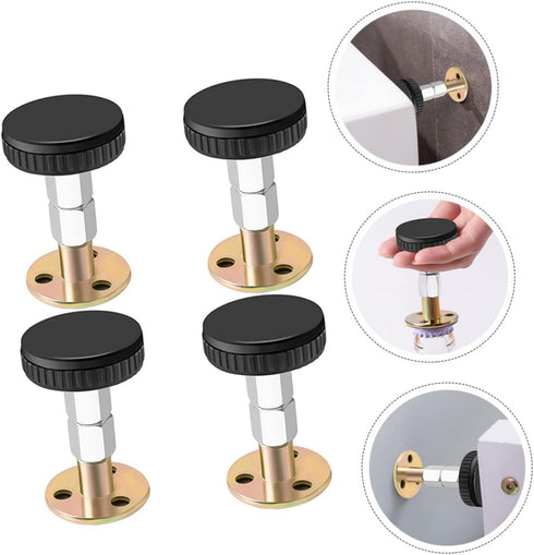 4pcs Cabilock Furniture Stabilizers Anti-Shaking Cabinet Fixators for Bedside Cabinets Reduce Noise and Protect Walls