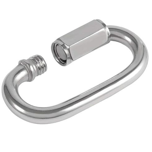 20 Pack M5 3/16 Inch Quick Link - Stainless Steel Threaded Chain Connector for Heavy Duty DIY Accessories