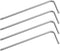 4 Pack T30 Long Tamper Proof Torx Hex Key Bit Wrench, Nickel Plated CRV Steel, Extra Long Arm, Torque Repair Tool