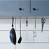 Goiio 100 Pieces 1/2 inch Ceiling Hooks, Black Zinc Plated Metal Screw-in Cup Hooks for Hanging