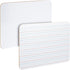 Juvale 12 Pack Double Sided Small Dry Erase White Boards with Lines, Whiteboards for Students and Classroom Supplies