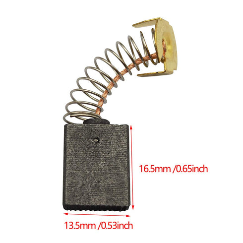 30Pcs Motor Carbon Brush - 6.5x13.5x16.5mm Angle Grinder Replacement for Electric Motor