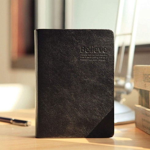 Lemical Thick Leather Journal Notebook, 720 Pages, B6 Hardcover, 360 Sheets Lined Paper, Ideal Gift for Travel