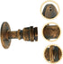 KALLORY Vintage Rustic Wall Sconce - Iron Light Fixture for Home