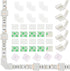 LED Connectors Kit - 10mm 4 Pin 5050 RGB Light Strip Connectors, Includes 6 L Shape and 10 Solderless Connectors