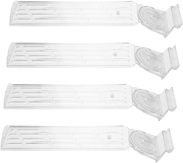 PRETYZOOM 4pcs Acrylic Display Shoe Stand Multipurpose Shoe Rack for Malls Stores