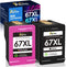 Remanufactured Ink Cartridge Replacement for HP 67 67XL, 1 Black 1 Color for Envy and DeskJet Printers