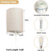 FINCMY Dimmable Set 2, Bulbs Wall Sconce Light Plug in, Sconces Wall Decor of Stick on Wall Lights for Bedroom Living