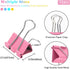 Mini Binder Clips, 120 Pack, 5/8 Inch, Standard 15mm, Color, Office Supplies with Mini Storage Boxes