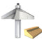 60 Degree Chamfer Router Bit,1/2" Shank,1-1/16" Cutting Depth,5/8" Cutting Length Horse Nose