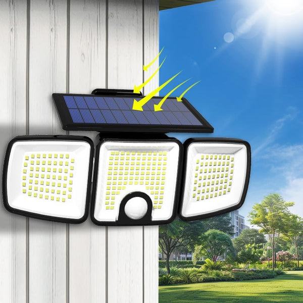Solar Lights Outdoor with Motion Sensor, 223 LED Security Light, IP65 Waterproof