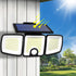 Solar Lights Outdoor with Motion Sensor, 223 LED Security Light, IP65 Waterproof