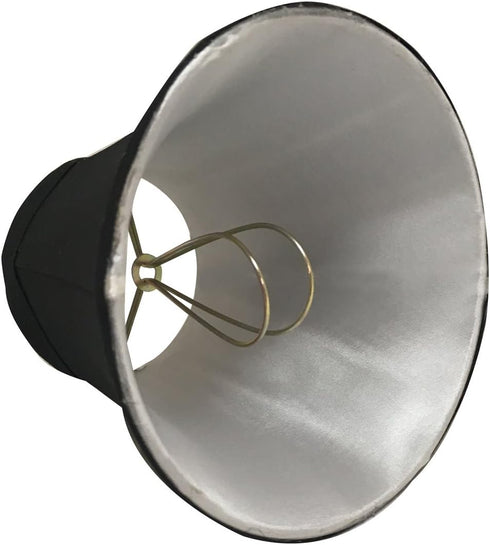 CSO-1024-5BLK/WH 3 5 4.5, Royal Designs, Inc. Softback Bell Chandelier Shade, x x Black