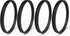 Replacement Milwaukee BandSaw Compact Pulley Tires, 4 Pack 45-69-0030 2629-20 6242-6 2429-20 2629-22 2429-21XC (4.0"