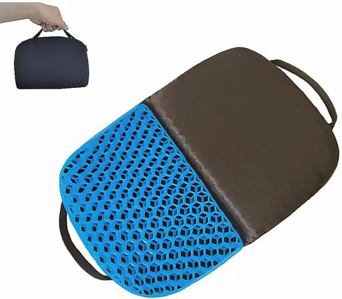 Gel Seat Cushion, Foldable Seat Cushion Comfortable Travel Seat Cushions Soft Breathable