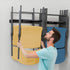 SAMRELAX 2Pack Folding Chair Storage Rack, Chair Hangers for Garage Wall, Garage Tool Organizer Wall Mount, Heavy Duty