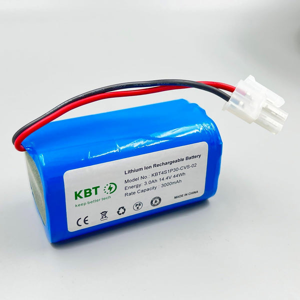 KBT Vacuum Replacement Battery 14.4V 3000mAh for ILIFE A4s, A4s Pro, A6, A7, A8, A9 Smart Vacuum Cleaner