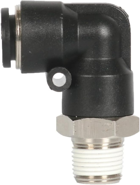 Rapidair 50400 Elbow Adapter Fitting, 1/2-Inch Tubing x 3/8-Inch Male NPT