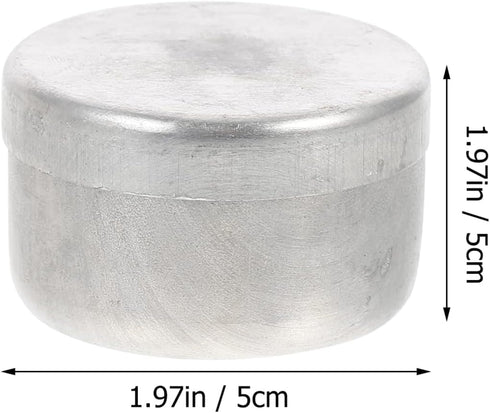 iplusmile 3Pcs Aluminum Weighing Can, Smooth Wall Weighing Dish for Laboratory