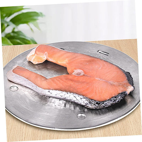 1Pc Cabilock Stainless Steel Heat Induction Cooker Thermal Guide Plate Easy to Clean Cookware Protection for Food