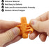 Kyuionty 6 Pcs Pencil Grips Kids Handwriting, Multicolor Grip Posture Correction Writing Aid Tool Grippers, Perfect