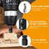 5Pcs Countersink Drill Bit Set, Woodworking Counterbore Hole Drill Bits with 1/4" Hex Shank for Adjustable Drilling