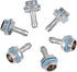6Pcs G1/4" Barb Fitting Adapter, OD 6mm for PC Water Cooling Tube System