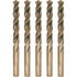M35 Cobalt Drill Bit Set, 12.5mm, 5 Pieces for Hard Metals, Exceptional Heat Resistance, Industrial-Grade HSS-CO