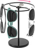 Coward 360° Rotating Sunglasses Organizer Stand, Glasses Display Storage, Eyeglasses Rack, Table Dresser Desk (Black)