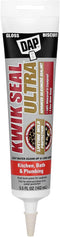 Kwik Seal Ultra Advanced Kitchen and Bath Siliconized Sealant, Biscuit, 5.5 Oz