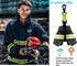 ZHIRONGFA 2 Pack 7Inch Firefighter Rescue Glove Clips, Durable Safety Reflective Function to Keep Gear Organized