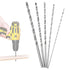 2-5mm Drill Bit Set, 5pcs HSS Steel Shank Twist Drill Bits for Metal Woodworking Tools