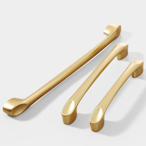 MENGLANSI 2Pcs Furniture Decorative Handle Aluminum Alloy Dressers Knob Simple Bedside Cabinet Pull Hardware Drawer