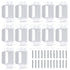 12pcs BE1-12 Electrical Outlet Box Extender, Single Gang with 24pcs Screws for Heavy Duty Outlet Extension