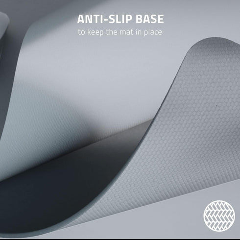 Razer Pro Glide Soft Mouse Mat: Thick, High-Density Rubber Foam - Textured Micro-Weave Cloth Surface - Anti-Slip Base
