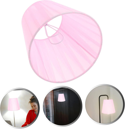 Cozy WOONEKY Gauze Table Lamp Shade for Floor Wall and Pendant Lamps Elegant Pink Cover for Illumination Bedroom Hotel