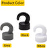 Small Magnetic Hooks White(2024 New) for Refrigerator, Mini Magnetic Hooks Light Duty for Cruise Cabins, Magnet Hook Tiny for Kitchen, Classroom, and Office - Pack of 10 (White)