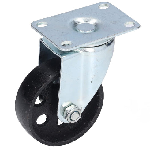 3.5 Inch Cart Wheel,Swivel Caster,Dolly Wheels,Durable Cast Iron Swivel Caster Wheels,Dual Bearing Heavy Duty Low Noise