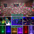 YINPKTEO 6 Party Lights Disco Ball Light,Dj Disco Light Sound Activated LED Light Colors for Home Room Dance Parties