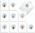 The Best Card Company - 20 Cute Kids Cards Boxed, Assorted Blank Set (4 x 5.12 Inch) - Animal Portrait Mode
