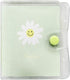 Mini Transparent 3-Ring Binder Covers - Clear Soft PVC Notebook Round Ring Binder Cover with Snap Button