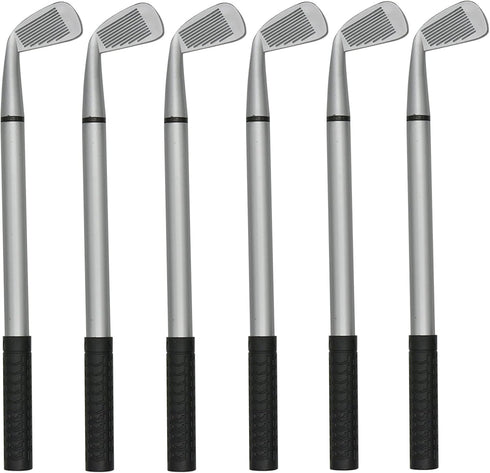 Maydahui 12PCS Golf Ballpoint Pen, Funny Sports Golfing Club Props, Black Gel Ink for Students & Office