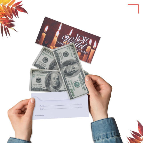 Church Offering Envelopes - Cash Envelopes for Tithes and Offering - Pack of 100 - Swanson Christian Products (Joy to