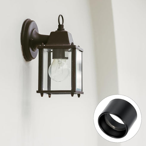 3pcs E26 E27 1-1/2 Inches 40mm 1.57" PATIKIL Light Socket Shade Ring, Medium Base Metal Sockets Lock Ceramic/Porcelain