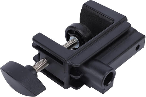 Qinlorgo 1.2cm 1/4in Universal Desktop C Clamp, Aluminum Alloy Cantilever Bracket Table Mount Clamp, and Hole, Desktop
