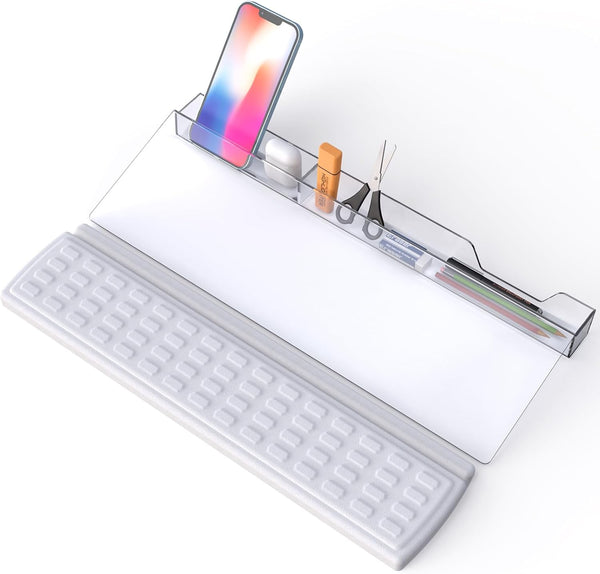 Keyboard Riser,Computer Stand Acrylic Tilted Holder for Easy Ergonomic Typing&Working,3-Level Height Adjustment