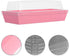 50pcs Packaging Zerodeko Large Rectangular Sandwich Charcuterie Boxes with Lids, Disposable Bakery Takeout Containers