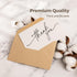 SPIRITDUST 52-pack 3.5x5 Inches, Thank You Cards Bulk with Kraft Envelopes & Matching Stickers, Minimalist Design |